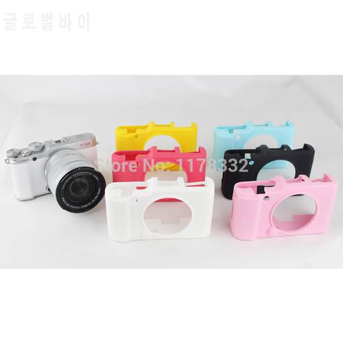 Nice Soft Silicone Rubber Camera Protective Body Cover Case Skin Camera bag strap for FujiFilm Fuji X-M1 X-A1 X-A2 XM1 XA1 XA2
