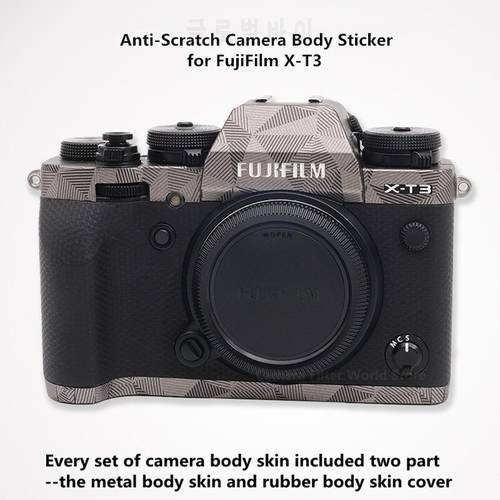Fuji XT3 Camera Sticker Protective Skin For Fujifilm X-T3 Camera 3M Vinyl Sticker Anti Scratch Cover Film