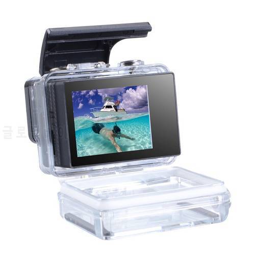 Applicable to GoPro Hero 4 3+ 3 LCD BacPac LCD Monitor Professional LCD Display + Waterproof Case Rear Door Cover Accessories
