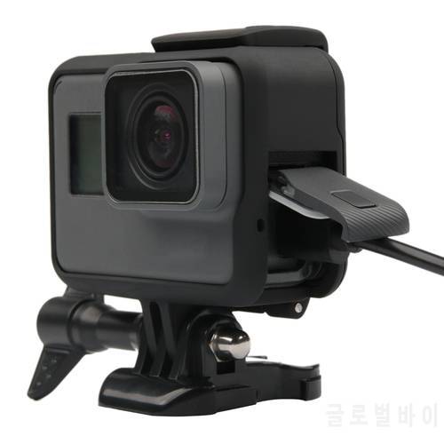 RuigPro Standard Frame Mount Wire Connectable Protective Housing Case for GoPro Hero 5 6 7 Black Go Pro Accessories