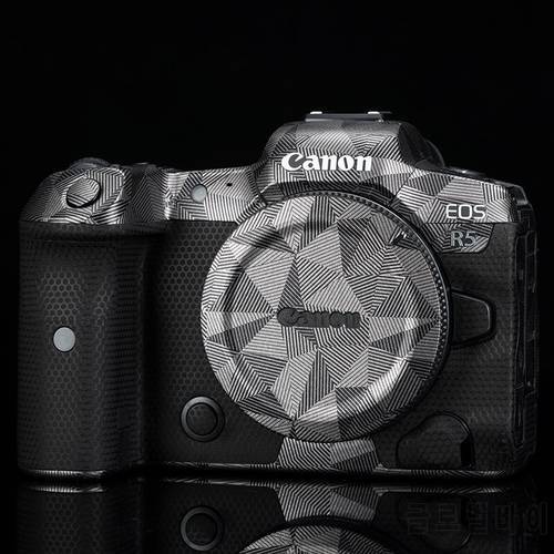 R5 Premium Decal Skin For Canon EOS R5 Camera Skin Decal Protector Anti-scratch Coat Wrap Protective Cover Sticker 3M Vinyl