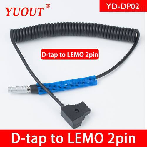 D-TAP to Lemo 2pins LEMO Power Cable for HDMI SDI wireless transmission equipment Teradek Bolt Pro 300 RX / ARRI / Monitors