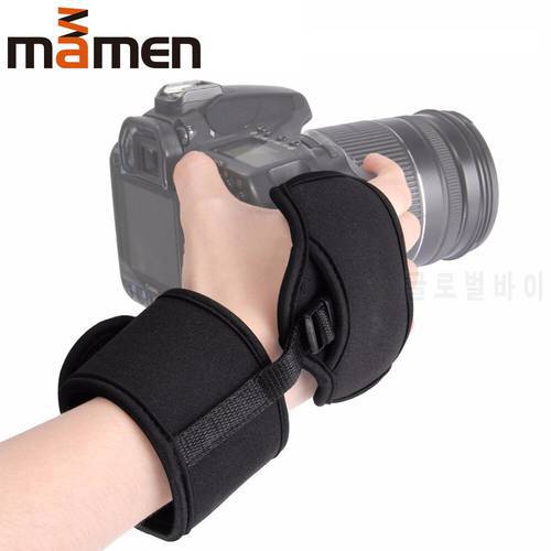 MAMEN Soft Camera Wrist Strap Handle Grip Lanyard with 1/4 Screw Mount for SLR DSLR Canon Sony Nikon Camera Accessories