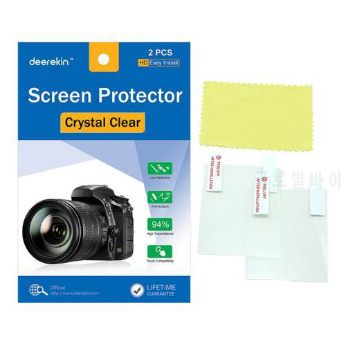 2x Deerekin LCD Screen Protector Protective Film for Nikon 1 J3 Mirrorless Digital Camera