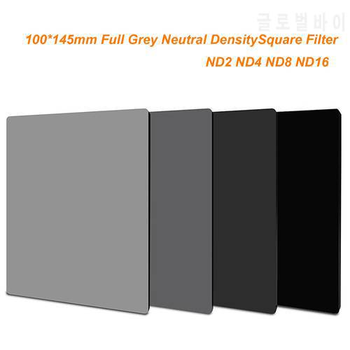 145 x100mm ND2 ND4 ND8 ND16 Full Grey Neutral Density 100*145mm Full Grey Square Filter for Lee Cokin Z series