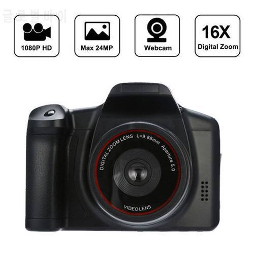 New Portable HD 1080P 16X Zoom 2.4&39&39LCD Handheld Digital Camcorder Video Camera 16 Million Pixel Home Small SLR Digital Camera