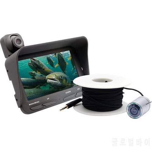 2021 Dual Lens Night Vision High Definition Visual Fish Detector Fishing Device 20 Meter Long 40KGS Tensile Strength 140 Degree