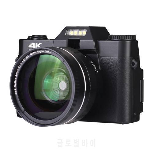 Digital Cameras 4K HD 16X 48 Megapixels Micro Single Retro With WiFi Professional Digital Camera Vlog External Lens Video Camera