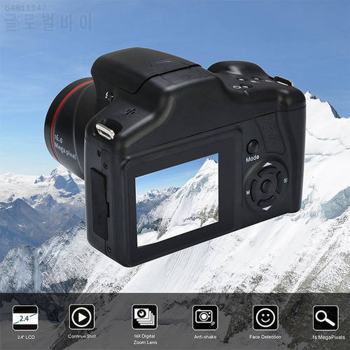 New Digital Camera 16X Zoom Pixel Camera Professional Camera Digital Zoom LED Headlamps Cheap Sale Cameras SLR Digital Camera