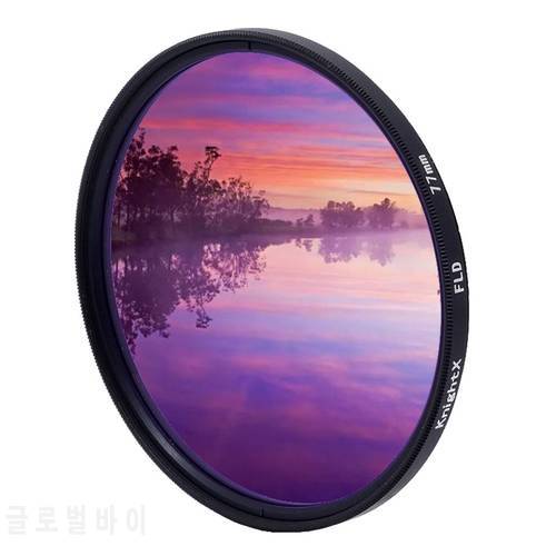 KnightX FLD Camera Lens Filter For Canon Nikon 18-200 d3300 1300d 50d 24-105 d5100 49mm 52mm 55mm 58mm 62mm 67mm 72mm 77mm