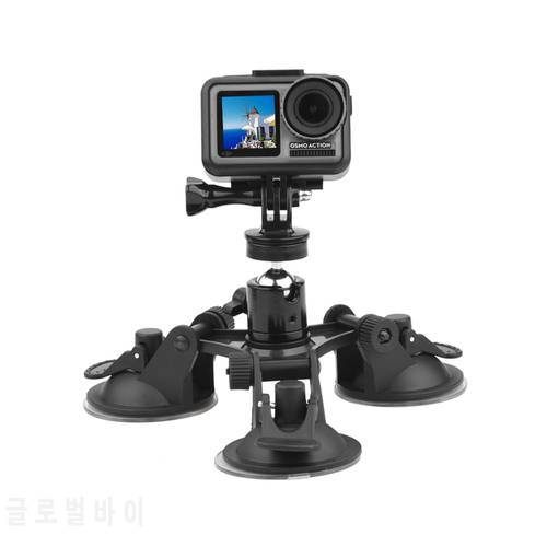 Car Suction Cup Holder Suction Cup Mount Strong Sucker Screw Adapter for OSMO ACTION Sport Camera Accessories