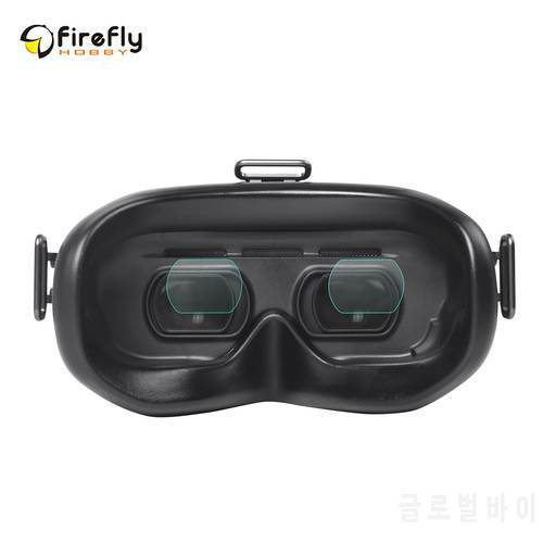 Sunnylife Protective Film Combo HD Tempered Glass Film Lens Protector Sweat-proof for DJI FPV Goggles V2