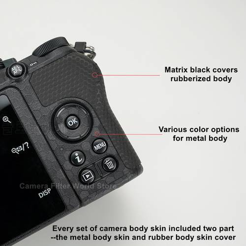 Z 50 Camera Sticker Anti-scratch Cover Film for Nikon Z50 Premium Decal Camera Skin Decal Protector Sticker Easy Install