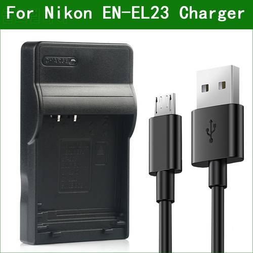 EN-EL23 ENEL23 EN EL23 MH-67 Digital Camera Battery Charger For Nikon COOLPIX P600 P610 P610s P900 P900s S810c B700