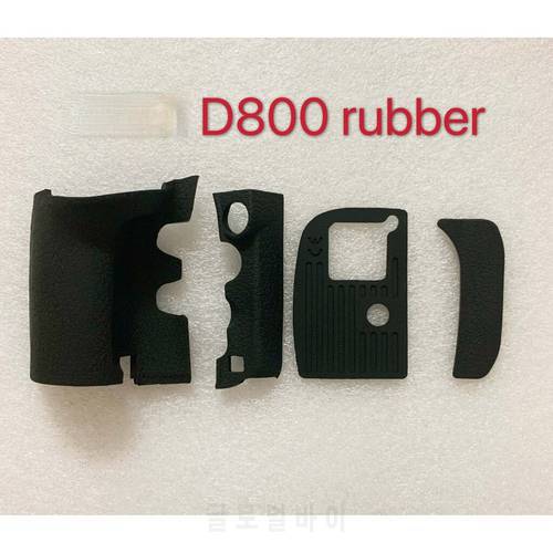 \1Set NEW For Nikon D810 Body Rubber Cover Grip + Bottom + Rear Thumb + Side Rubber Camera Repair Spare Part Unit