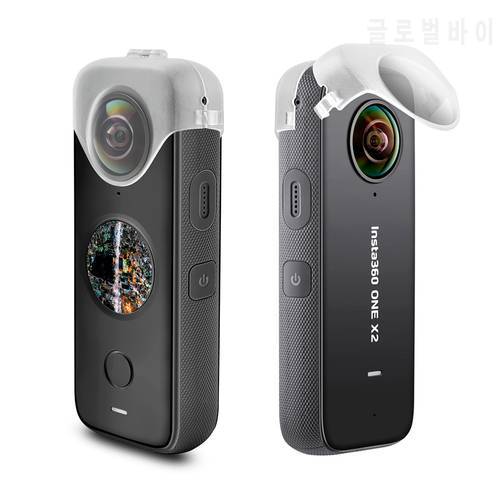 Transparent Lens Guard for Insta360 X3/ ONE X2 Dust-proof Protective Cover Anti-Camera Case for Insta360 ONE X3 Accessories