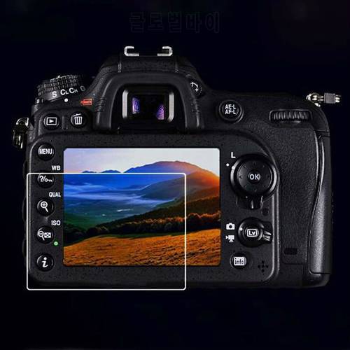 2PCS 9H Tempered Glass Screen Protector Film for Nikon D7500