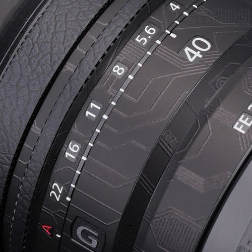 SEL40F25G 40 2.5G Lens Premium Decal Skin for Sony FE 40mm F2.5 Lens Protector Anti-scratch Cover Film Sticker