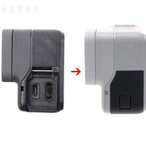 Side Door Cover USB-C Port Side Protector Replacement for GoPro HERO 5/6/7 Black UV Filter Lens Repair Parts Accessories