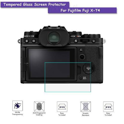 Tempered Glass 9H Camera LCD Screen Protector Protective Shield Film For Fujifilm Fuji X-T4 XT4 Accessories