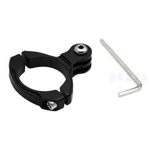 Motorcycle Handlebar Clip Holder Bicycle Bike Seatpost Clamp Aluminum Mount for Go pro Hero 5/4/3 Action Camera Accessories