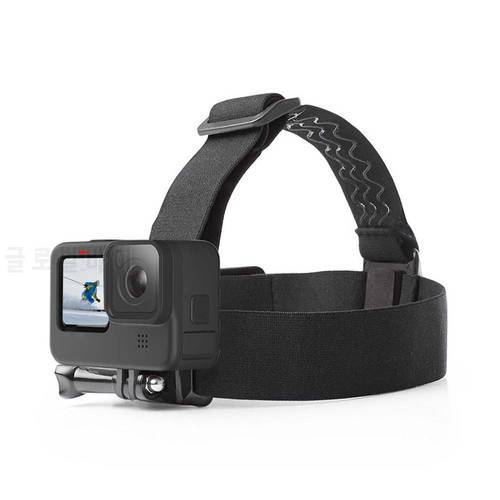 Action Camera Non-Slip Headband Mount for GoPro Hero9 Adjustable Helmet Head Belt Strap Mount for GoPro Hero9 Accessories
