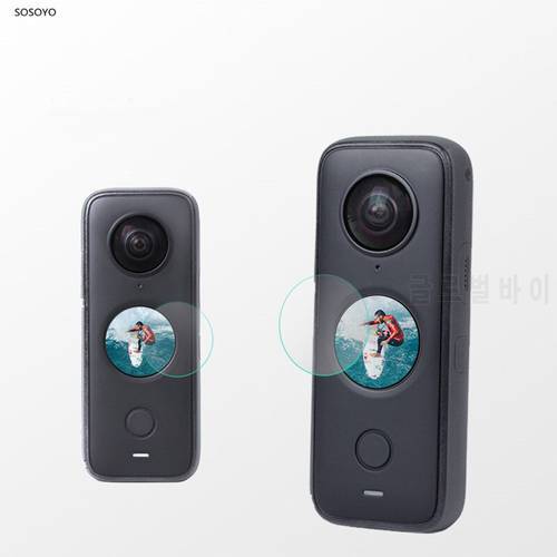 2pcs HD Tempered Glass Screen Film Explosion-proof Protective Film For Insta360 ONE X2 Sports Camera Accessories