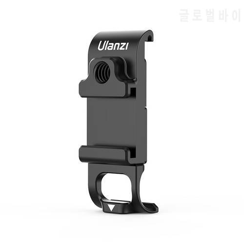 Ulanzi Metal Multi-Function Battery Cover For GoPro Hero 11 10 9 Battery Lid With 1/4&39&39 Cold Shoe Mount Microphone Fill Light