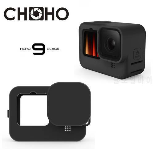 For gopro 9 10 11 black accessories case Protective Lens Cap Soft Housing Rubber Silicone Shell Protector For go pro Hero 9 10