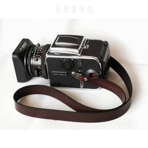 Wide Leather Neck Strap With Lugs Fits For Hasselblad 500CM 501 503 CX CW Camera Neck Shoulder Strap Wrist Belt