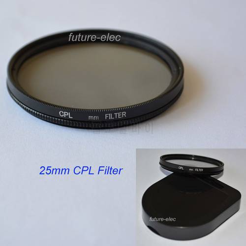 25mm 25 mm CPL C-PL PL-CIR Circular Polarizer Polarizing Filter Lens Filters For Samsung Panasonic Minolta Leica Sigma Lenses A1