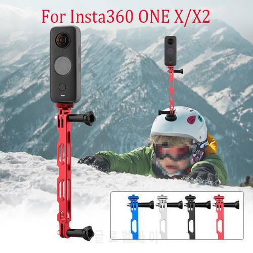 Aluminium Mount Base Adapter For Insta360 ONE X/X2/X3 Alloy Selfie Extemsion Arm Screw Stand Panoramic Camera Accessories