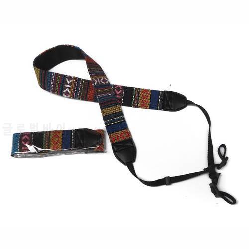 Vintage Hippie Style Camera Neck Shoulder Belt Camera Widen Shoulder Strap Durable Cotton Strap For SLR Accessories