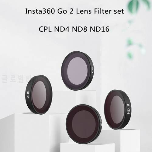 Insta360 Go 2 Lens Filter CPL ND8/16/32 Dimming Filters Kit Gimbal Protector for Insta360 Go 2 Filters Sport Camera Accessories