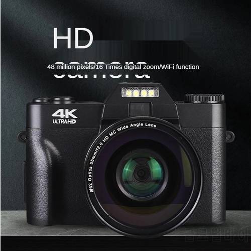 New arrival 4K HD Digital Camera Micro Single Retro With WiFi Professional Digital Camera Vlog External Lens