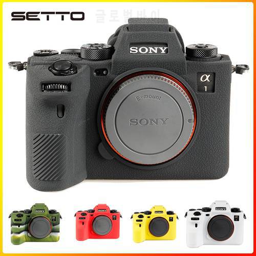 Rubber Silicone Case Body Cover Protector Frame Skin for Sony A1 AlphaA1 a1 Mirrorless Camera