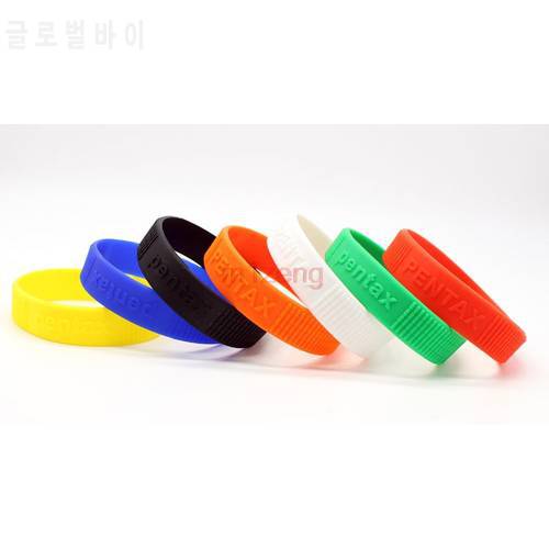 color Focus Rubber circle ring silicone Bracelet Protective for pentax pk k3 k5 k7 K30 K50 K70 K5II S K10d K20D k100d camera