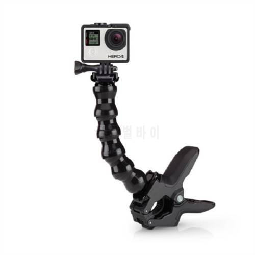 Jaws Flex Clamp Mount Adjustable Gooseneck for GoPro Hero 10 9 8 7 6 5 4 3 DJI Osmo Action Cameras Go Pro Accessories