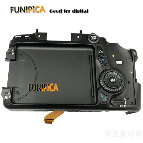 NEW Original For Canon 70D Back Cover Rear Shell With Set Key and Flex SLR Camera Repair Part