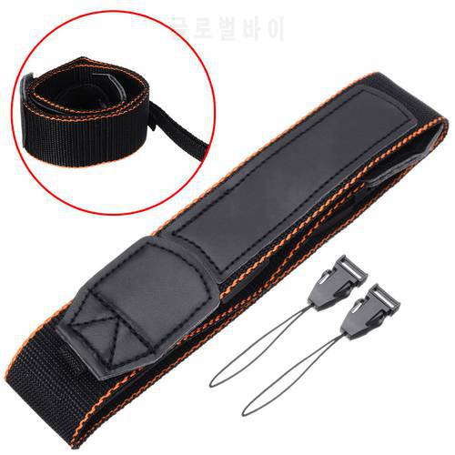 1pc Camera Neck Shoulder Strap Black Nylon Leather Belt For Sony A6500 A6300 NEX-7 RX100 V A7R II Camera Accessories
