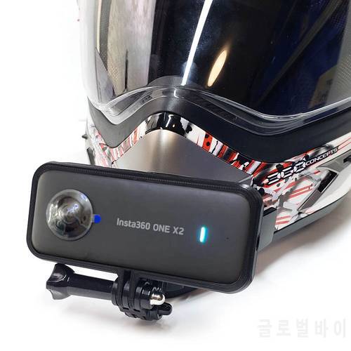 TUYU Motorcycle Bicycle Helmet Chin Strap Mount Insta 360 One X2 horizontal screen shooting for one R GoPro Camera Accessories