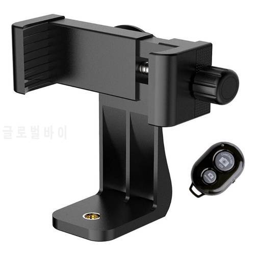 Cell Phone Tripod Adapter Holder Universal Smartphone Rotate Non-slip with 1/4 Standard Metal Screw Mounting Mount