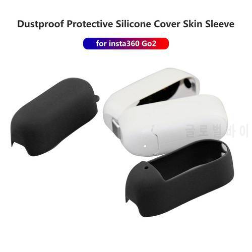 For Insta360 Go2 Camera Charging Compartment Dustproof Non-slip Silicone Protective Cover Protection Sleeve For Insta 360 GO 2