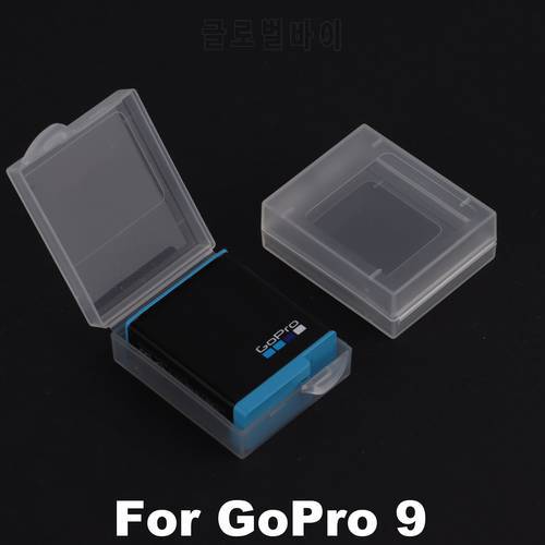 10pcs Transparent Battery Case Storage Box Cover for GoPro Hero10 9 Camera