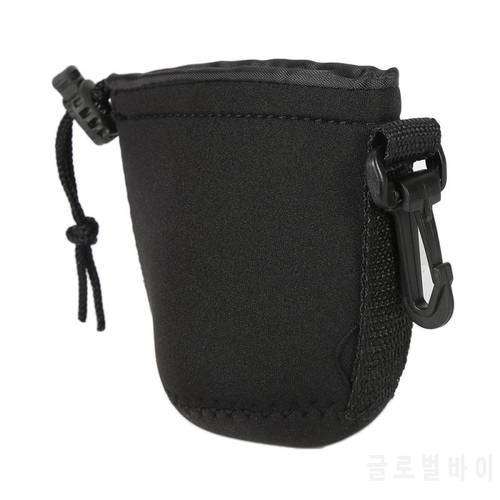 1 pcs Neoprene Soft Camera Lens Protector Pouch Case Bag Shockproof Size S Black 1 pcs Black Neoprene waterproof Soft Camera Len