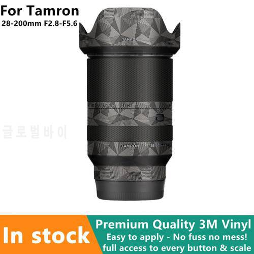 Tamron 28200 Lens Decal Skin For Tamron 28-200mm F2.8-F5.6 Di III RXD Lens for Sony FE Mount Lens Premium Wrap Cover Sticker