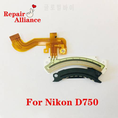 Mirror Box Lens aperture control induce magnetic stripe F-Fo ceramic plate PCB with Flex Cable repair parts For Nikon D750 SLR