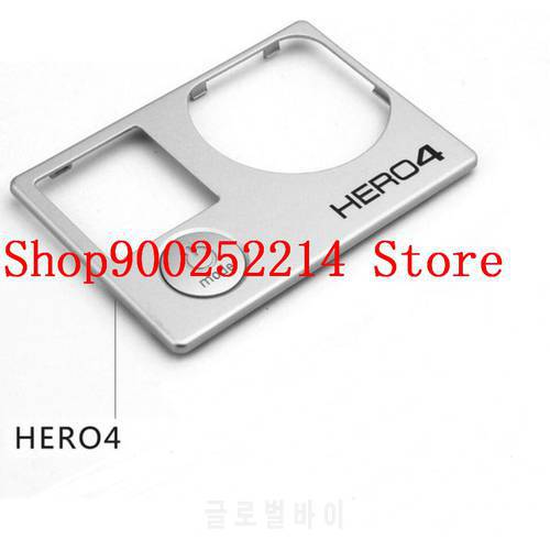 Front Board for Gopro Hero 4 Front Panel Hero4 Cover Faceplate with Mode Button Repair Parts Replacement Accessories