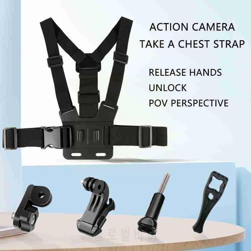 Mobile Phone Camera Stand 360 Camera Chest Strap Accessories Riding Lure Accessories Fishing Live Cooking Wear Phone Mobile K2G6