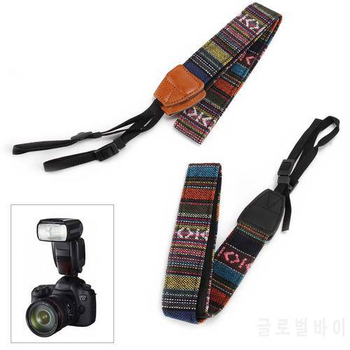 Universal Camera Neck Shoulder Wrist Strap Vintage Carrying Belt for Nikon Canon Sony Lumix SP99